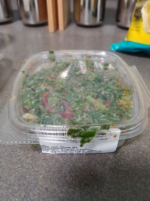 Kale salad, really nice at Honest Weight Food Co-op in Albany