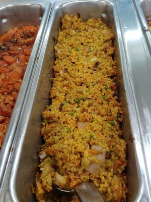 Vegan Fried rice at Honest Weight Food Co-op in Albany