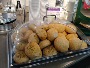 Vegan and Gluten free rolls for the chili at Honest Weight Food Co-op in Albany