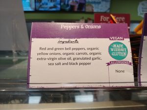 Peppers and Onions at Honest Weight Food Co-op in Albany