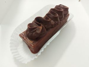 Brownie with praline at L'Empire des Sans in Montpellier