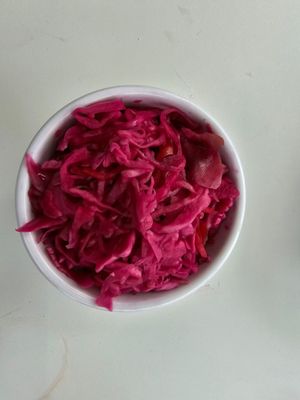 Spicy slaw at ShadoBeni in Pittsburgh