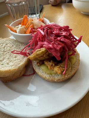 Oyster mushroom sandwich   at ShadoBeni in Pittsburgh