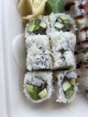 Veggie rolls  at Oao Sushi Go in Kihei