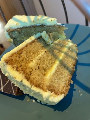 Lemon cake  at Hamilton's Tea House in Farnham