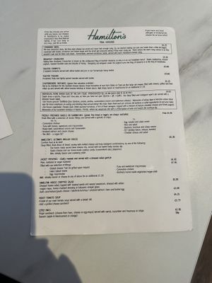   at Hamilton's Tea House in Farnham