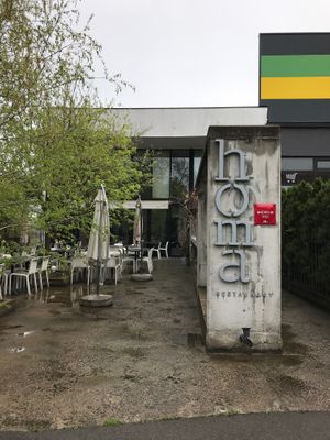 The outside of Homa. at Homa Restaurant in Belgrade