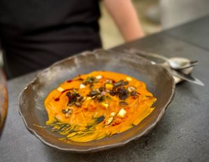 Vegetarian Tarana at Homa Restaurant in Belgrade