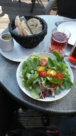  at Cafe Baumann's in Juist