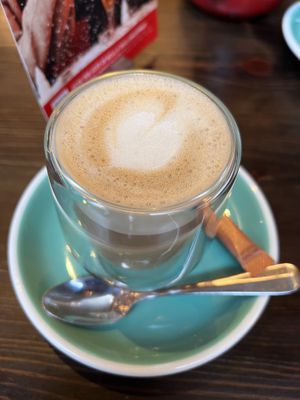 Oat latte  at Bill's in Manchester