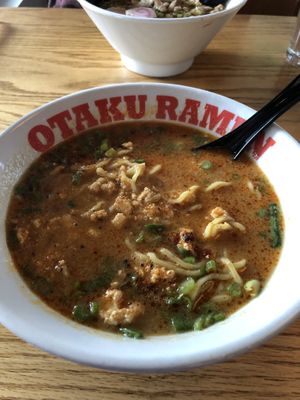 Tantanmen with no Egg   at Otaku Ramen in Nashville