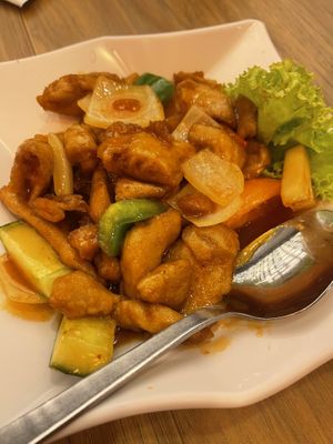 Sweet & Sour Heura Chix   at Lao Huo Tang 老火汤 - Seletar Mall in Northeast Singapore