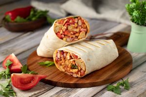 Fitness Wrap (seitan) at Comfort Kitchen in Tbilisi