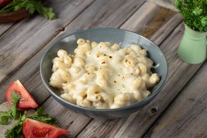 Vegan mac & Cheese at Comfort Kitchen in Tbilisi