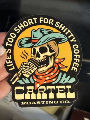 Sticker for sale  at PHX - Cartel Coffee Lab - Phx Sky Harbor - T4 in Phoenix