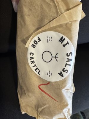 Vegan burrito  at PHX - Cartel Coffee Lab - Phx Sky Harbor - T4 in Phoenix