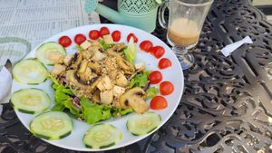 Tofu Salad at Casa de Chá “O Poejo” in Sete Cidades