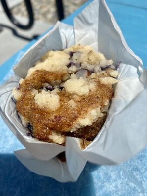 Blueberry Banana Muffin  at La Jenelle Natural Cafe in Oxnard