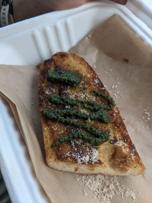 Garlic Bread (gluten free) at La Jenelle Natural Cafe in Oxnard