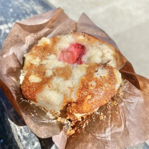 Strawberry Cheesecake Muffin  at La Jenelle Natural Cafe in Oxnard