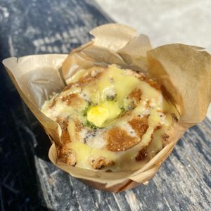 Zucchini Lemon Poppy Muffin   at La Jenelle Natural Cafe in Oxnard