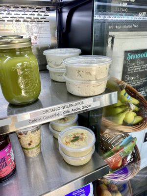 House hummus and cream cheese  at La Jenelle Natural Cafe in Oxnard