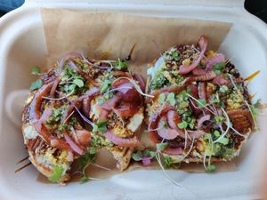 North jetty bagel. Highly recommend at La Jenelle Natural Cafe in Oxnard