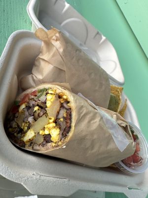 Shoreline burrito  at La Jenelle Natural Cafe in Oxnard