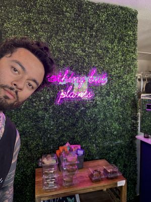 Interior “Nothing but plants"  at La Jenelle Natural Cafe in Oxnard