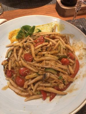 Vegan pasta  at Restoran Bruschetta in Zadar