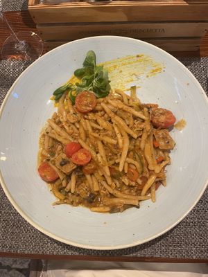 Vegan pasta   at Restoran Bruschetta in Zadar