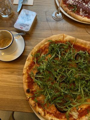 Vegan pizza  at Ragazzi Pizza & Bar in Prague
