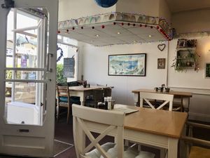   at The Bank House Cafe in Charmouth