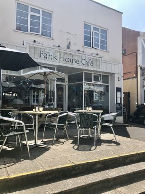   at The Bank House Cafe in Charmouth