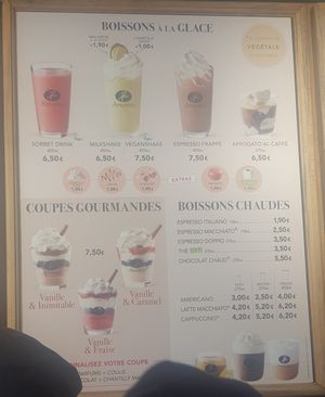 Vegan shake at Amorino in Carcassonne