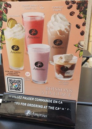 Sorbet teq at Amorino in Carcassonne