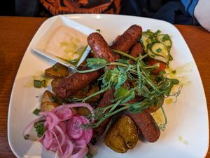 Vegan Hash at Public House Selvä Pyy in Aekaeslompolo