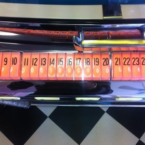 Our old girl still playing records since 1950 at Rock Ola in Brighton