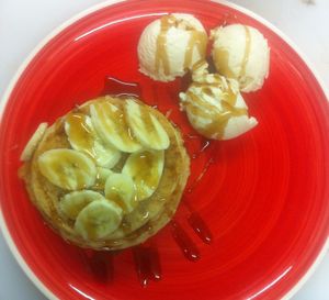 Vegan Banofie Pancakes at Rock Ola in Brighton