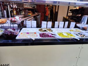 Lunch buffet at Pyramids in Zurich