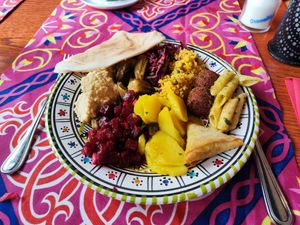 Lunch buffet at Pyramids in Zurich