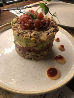 Tartar marinero  at Distrito Vegano Invernadero in Madrid