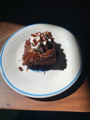 Bruch: brownie at Distrito Vegano Invernadero in Madrid