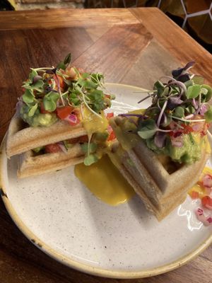 Delicious breakfast option 💕🙌🏽  at Distrito Vegano Invernadero in Madrid