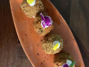 Croquetas 🤤🤤🤤  at Distrito Vegano Invernadero in Madrid