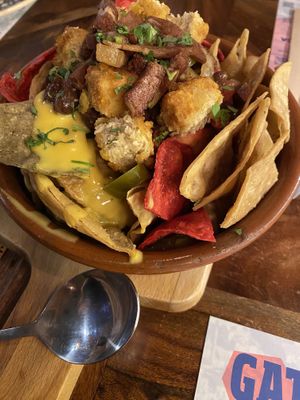 Nachos  at Distrito Vegano Invernadero in Madrid