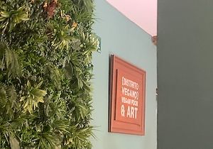 Interior at Distrito Vegano Invernadero in Madrid