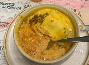 Vegan enchiladas (encheesladas) at Distrito Vegano Invernadero in Madrid