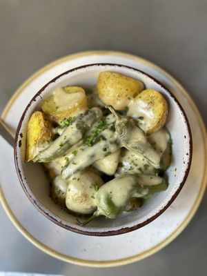 Patatas vegabrales  at Distrito Vegano Invernadero in Madrid