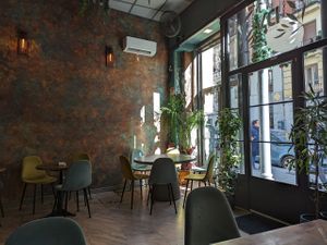 Interior at Distrito Vegano Invernadero in Madrid